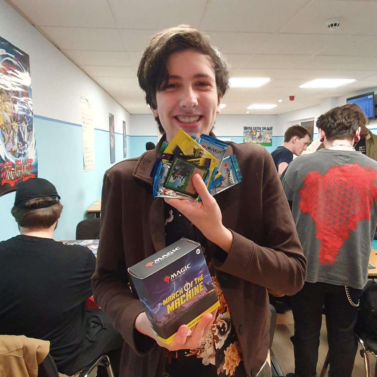 Artemis_Cards's tweet photo. Absolutely awesome night tonight as we knew it would be. Thank you to all our regular pre release players joining us as well as our new faces. We are thrilled to shower you all with prizing including promo cards, promo packs, set boosters and pre release kits. https://t.co/VMhZnCONze