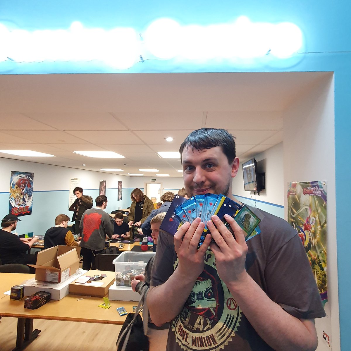 Artemis_Cards's tweet photo. Absolutely awesome night tonight as we knew it would be. Thank you to all our regular pre release players joining us as well as our new faces. We are thrilled to shower you all with prizing including promo cards, promo packs, set boosters and pre release kits. https://t.co/VMhZnCONze