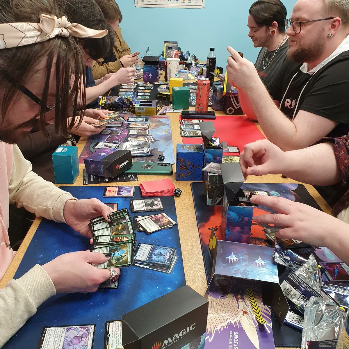 Artemis_Cards's tweet photo. Absolutely awesome night tonight as we knew it would be. Thank you to all our regular pre release players joining us as well as our new faces. We are thrilled to shower you all with prizing including promo cards, promo packs, set boosters and pre release kits. https://t.co/VMhZnCONze