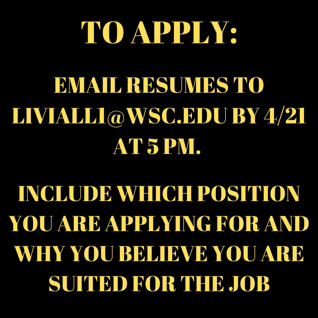 TheStater's tweet photo. The Wayne Stater is now accepting applications for all editorial positions for the 2023-2024 school year! https://t.co/jUNpDOGmmm