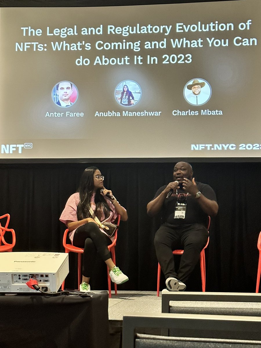 anubhamane4's tweet photo. Done #NYCNFT Thank you @CharlesMbata1 for being an amazing co-panelist! 
It is always a proud feeling to represent India 🇮🇳 and talk about what actions we are taking with @Girlscript1 and @web3conf_india https://t.co/YySHaFGVnJ