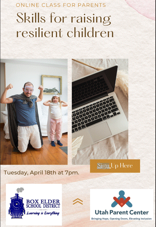 ACYIEagles's tweet photo. ONLINE CLASS FOR PARENTS

Skills for raising resilient children

Tuesday, April 18th at 7pm.

Link to sign up:

https://t.co/AKzMEXaSnz https://t.co/3Hu23t2TEs