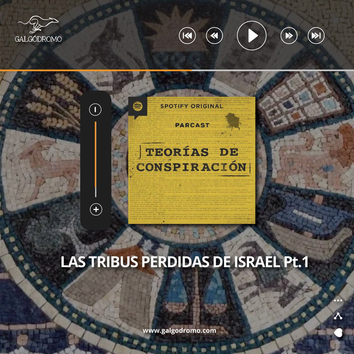 PistaGalgodromo's tweet photo. Esta semana en el podcast de TEORÍAS DE CONSPIRACIÓN encuentra el episodio de LAS TRIBUS PERDIDAS DE ISRAEL, solo en @spotifymexico por @parcast 

https://t.co/m1aGvN57Cy

#podcast #episode #teoriasdeconspiracion #parcast #spotify #production #galgodromo #tribus #perdidas #israel https://t.co/BpEzN1590c
