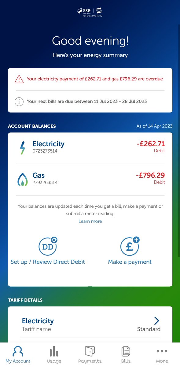 lisanboy3's tweet photo. @OVOEnergy  a quarterly bill from yourself!! How can you justify that price?! #HeatorEat #Disgusting @MartinSLewis https://t.co/Lwo2E2VqPu