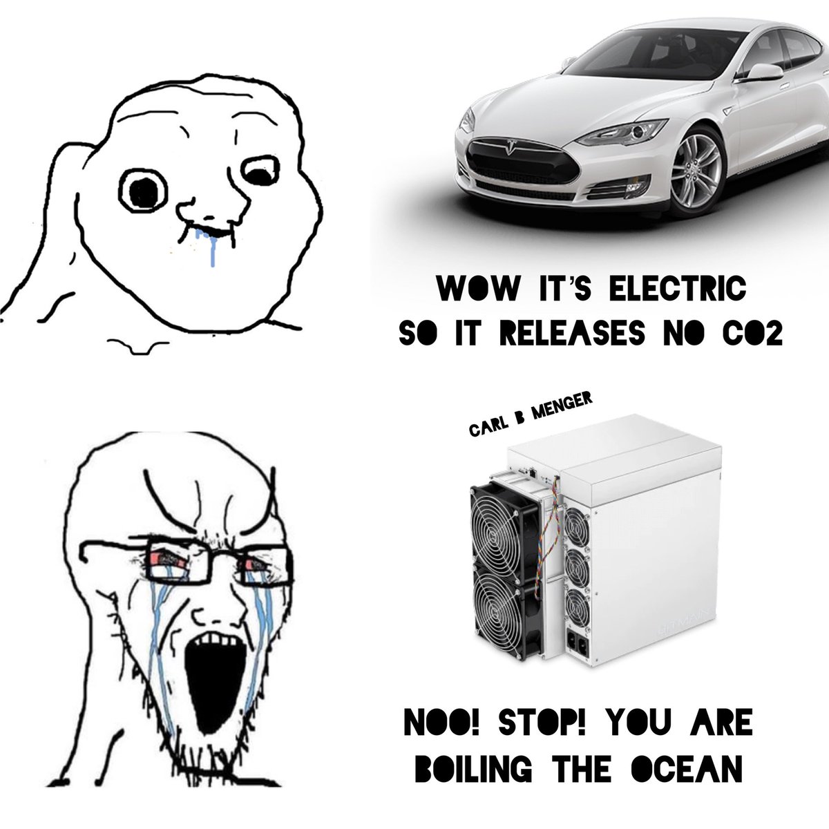 The logic of mainstream media. #Bitcoin