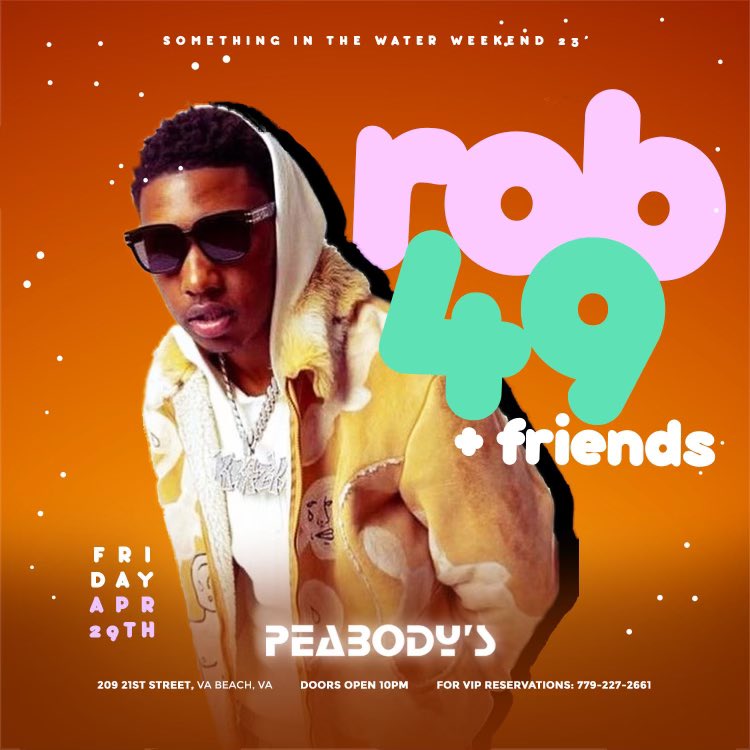 iamthepartyking's tweet image. @peabodysnightclub is your Official After Party Destination All 3 Nights For Something In The Water Weekend. 

[Fri.April28] #Rob49 &amp;amp; Friends 

[Sat.April29] #DjDrama &amp;amp; Friends 

[Sun.April30] #LolaBrooke &amp;amp; Friends 

For More Info Or VIP call/text 779.227.2661
#sitw #sitwfest