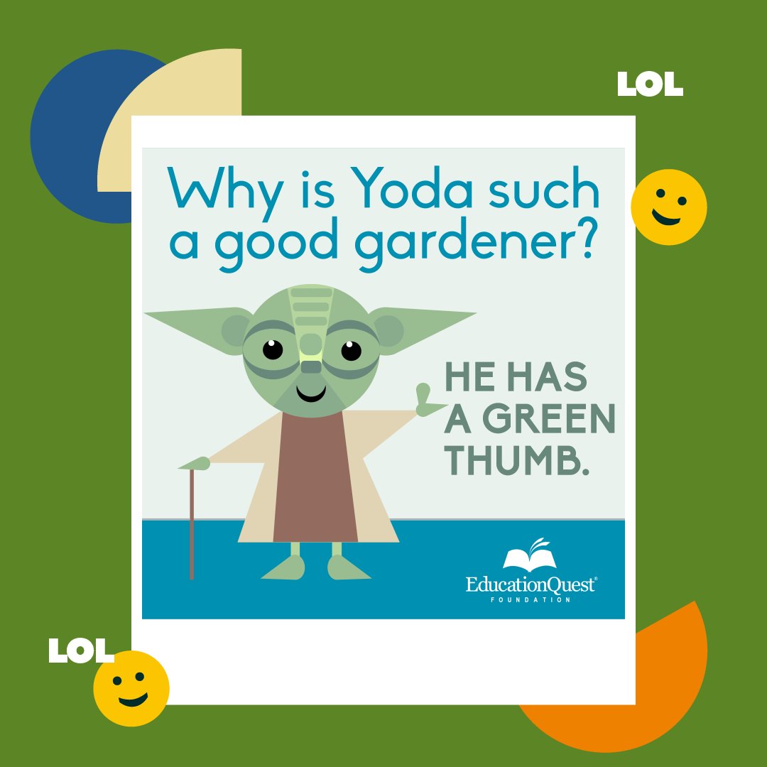EducationQuest's tweet image. Patience you must have, young gardener 🪴
#yoda #gardening #freecollegehelp