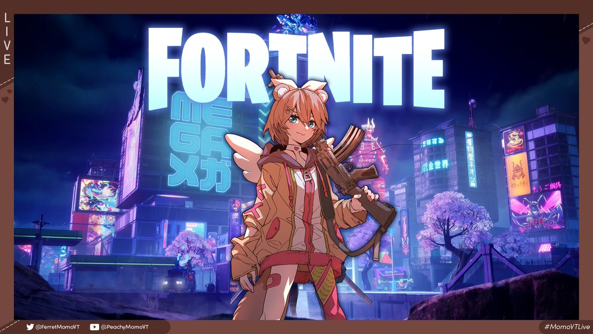 PeachyMomoVT's tweet photo. 『ℕ𝕠𝕨 𝕃𝕀𝕍𝔼!』
    
Playing some zero build solo games in fortnite! Let's get that Victory Royale! Come and cheer me on! We'll get that crown together!   

➪ https://t.co/QVnDbqEtrr 

#ENVtubers #MomoVTLive #Vsinger #Vtubers https://t.co/jlDT0YT7Xw