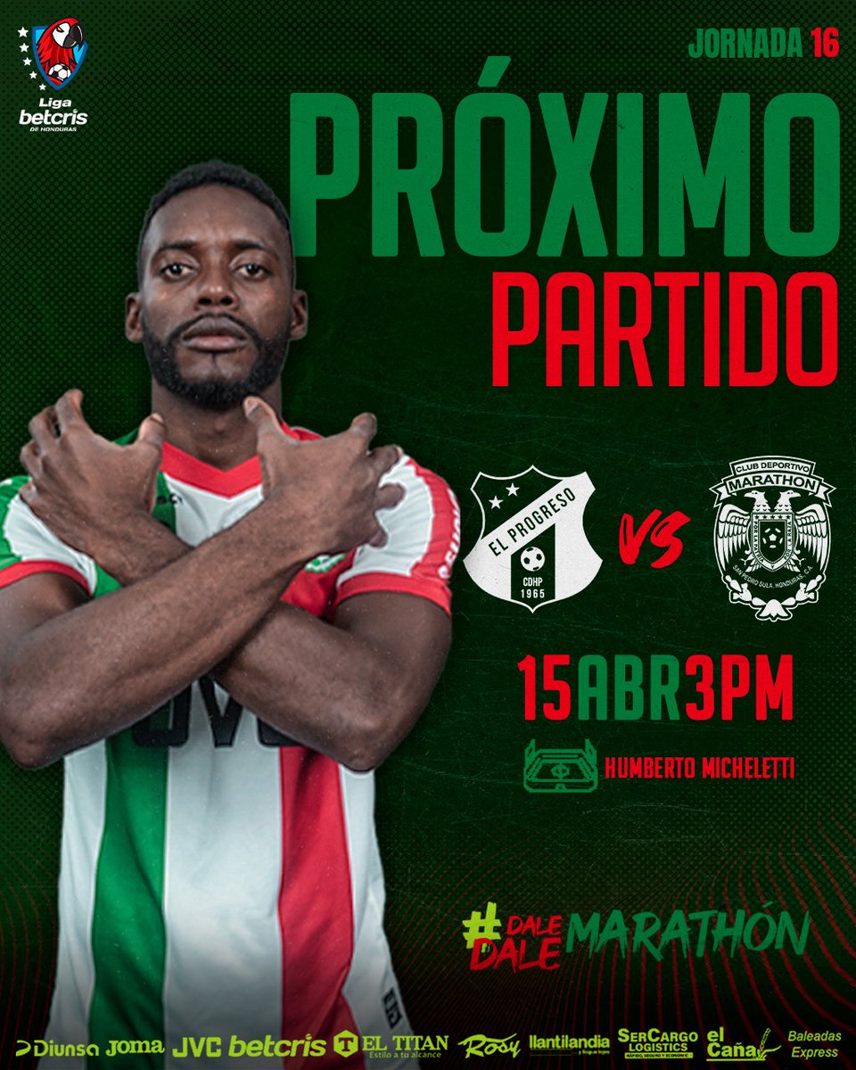 CD Marathón on Twitter "PRÓXIMO PARTIDO ⚽️💚 Este sábado visitamos a