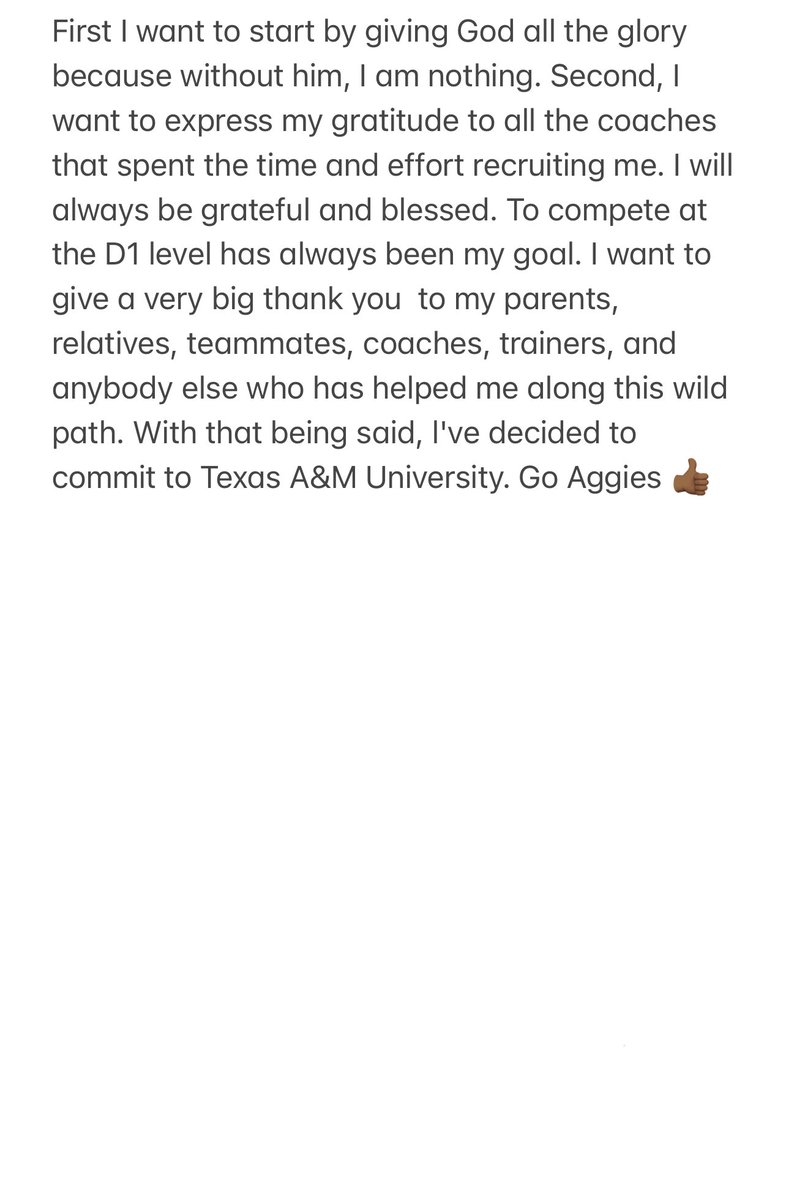 Howdy Aggeiland 👍🏾🤠#commited