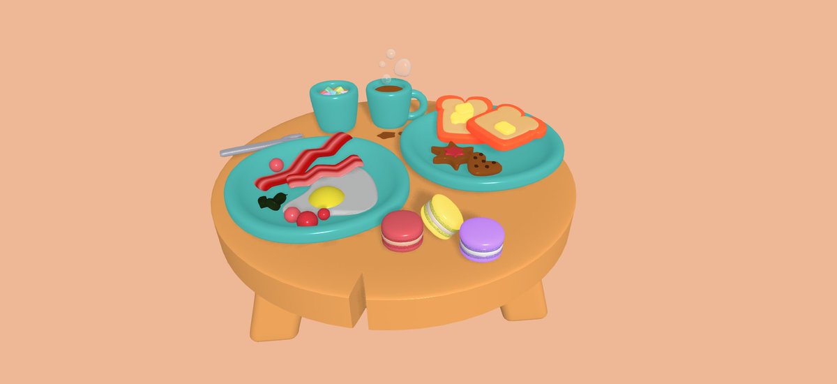 vanillyadream's tweet image. trying somethimg easy first 😊
#spline #3Dmodeling #breakfasttable #firstmodel #3d #3dart #3ddesign #game #blender #render #wine
