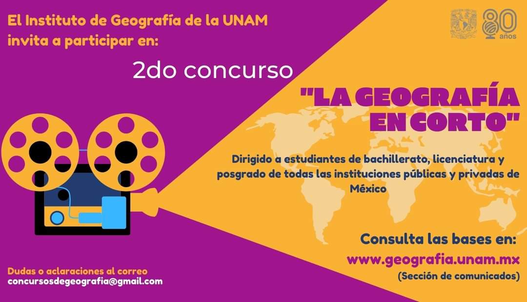Instituto De Geografía Unam On Twitter Concurso La Geografía En