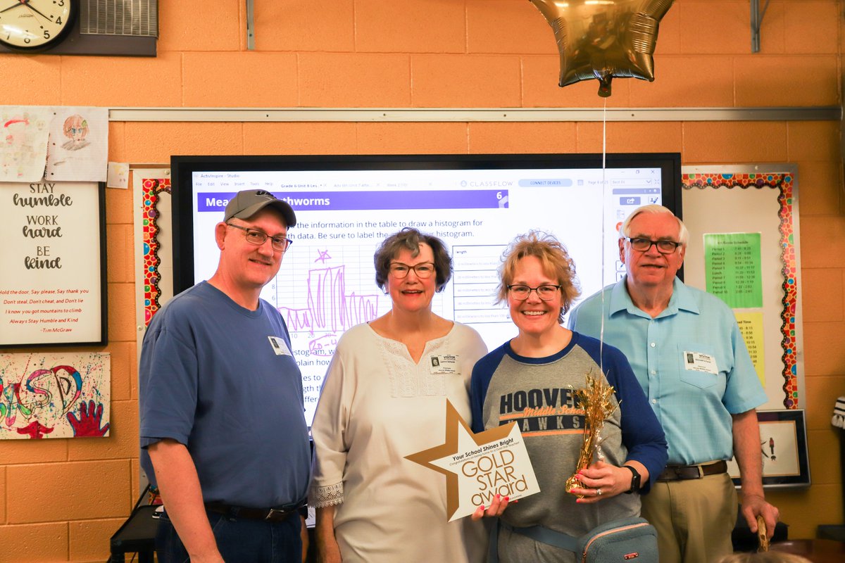 WaterlooSchools's tweet photo. We are so proud of our 2023 Gold Star Teachers!!!
Our last amazing Gold 🌟teacher is Hoover 6th grade math teacher JoEllen Pruis! We are PROUD of  you! 🤩
We'd like to thank R.J. McElroy Trust and committee for honoring our wonderful teachers!
#BeBold #goldstar #RockstarTeachers https://t.co/3EUe1KxXTy