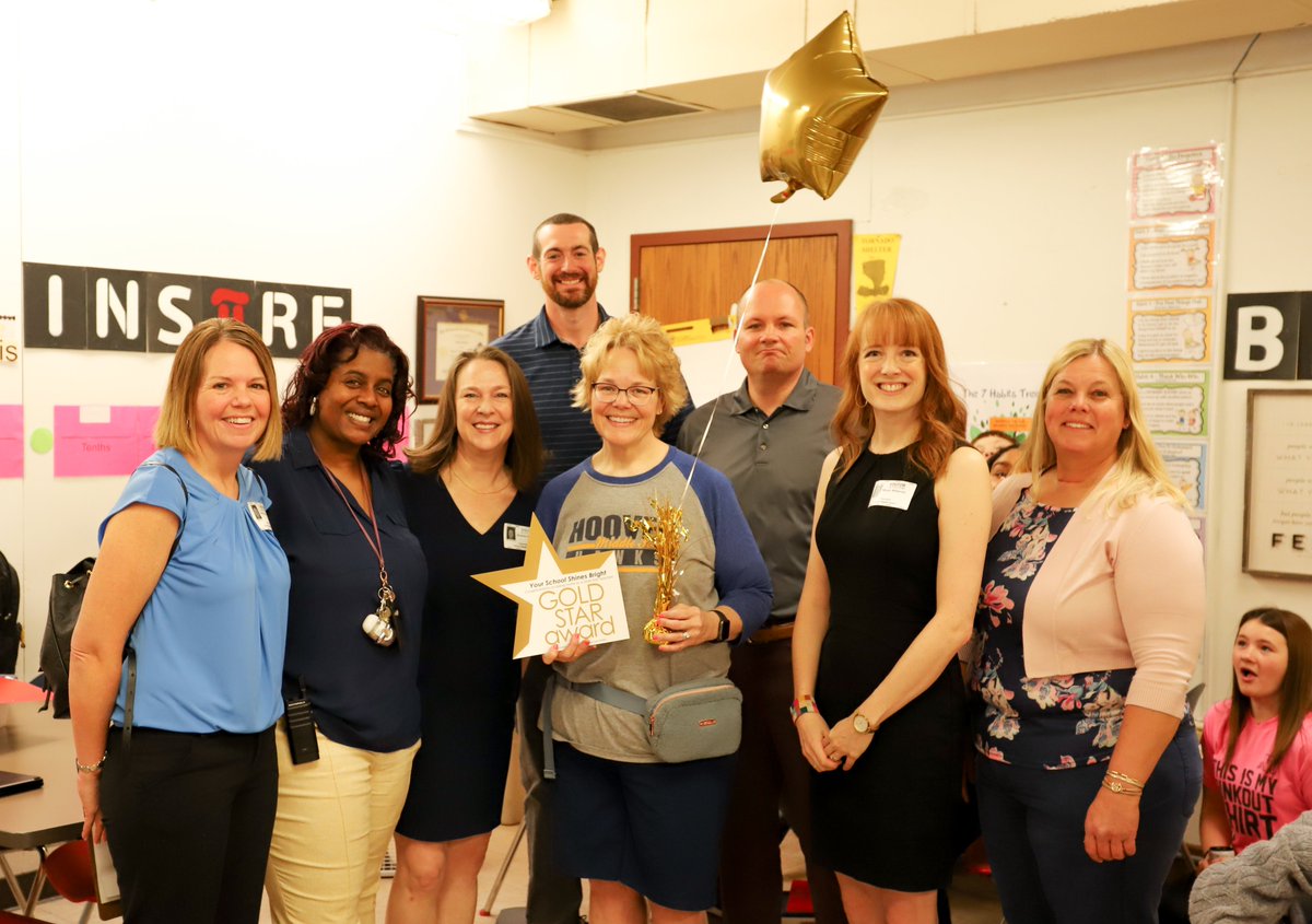 WaterlooSchools's tweet photo. We are so proud of our 2023 Gold Star Teachers!!!
Our last amazing Gold 🌟teacher is Hoover 6th grade math teacher JoEllen Pruis! We are PROUD of  you! 🤩
We'd like to thank R.J. McElroy Trust and committee for honoring our wonderful teachers!
#BeBold #goldstar #RockstarTeachers https://t.co/3EUe1KxXTy