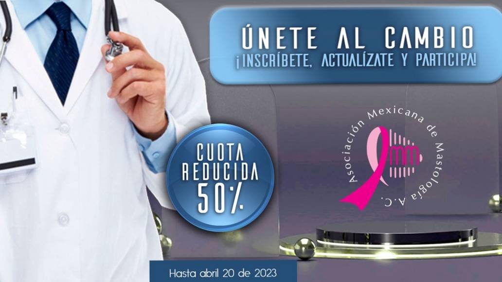 MastologiaMx's tweet photo. #ÚltimosDías #VigenciaExtendida en #CuotaReducida en tu #AfiliaciónAMM2023 o en la actualización de tus anualidades pendientes
https://t.co/pGcwmbgfto
#ÚneteAlCambio https://t.co/BFtnqafq3r