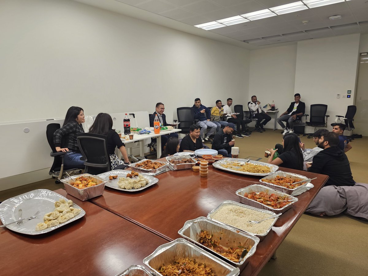pragyan___'s tweet photo. Celebrated #NepaliNewYear 2080 with fellow Nepali students and staff at @GUQatar. 19 of us - staff and students combined!

Definitely felt like we had a little piece of home, for that moment, in Doha. Grateful to be able to learn and share this space with all. #georgetown https://t.co/866v4W0cQk