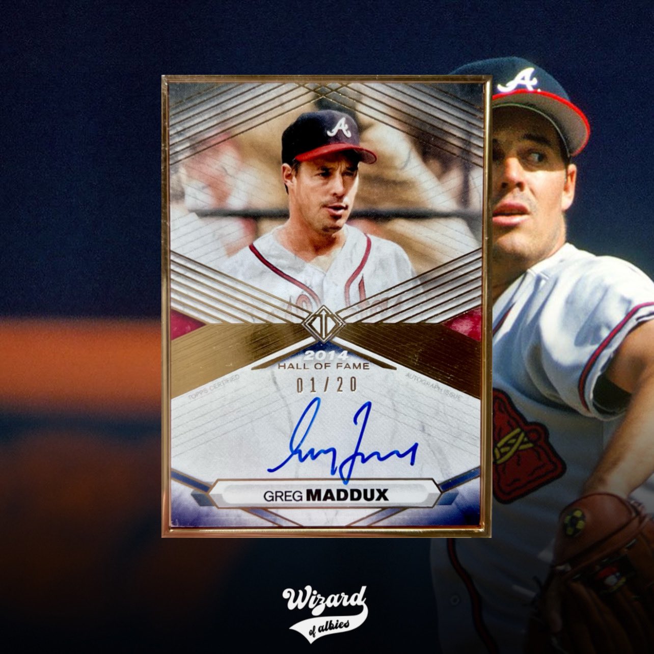 Happy Birthday to The Professor Sharing my favorite Greg Maddux card from my collection today! 