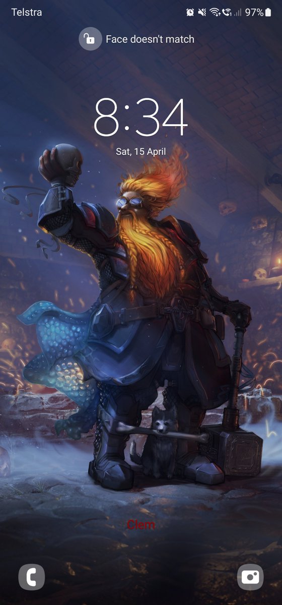 Clem_Approves's tweet image. QRT with a picture of your lockscreen

My first D&amp;amp;D character Sancisi Weerdenburg II, brought to life by @SoulisGrey