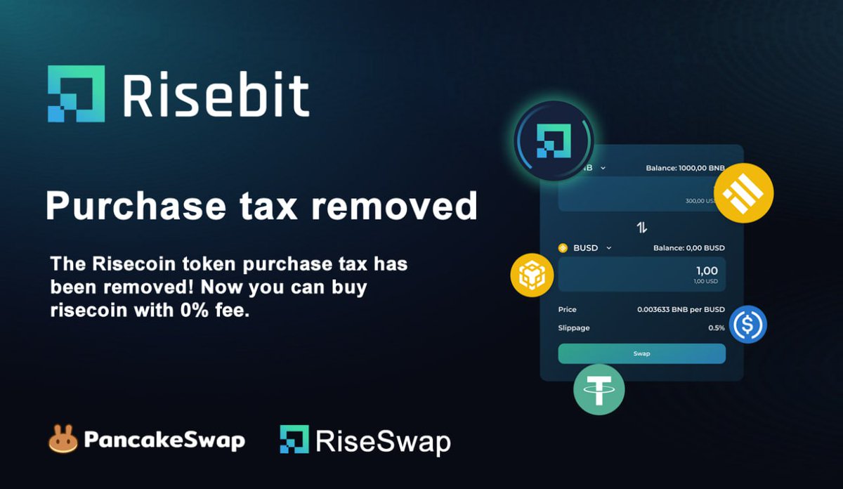 RISEBIT Platform investment tweet media