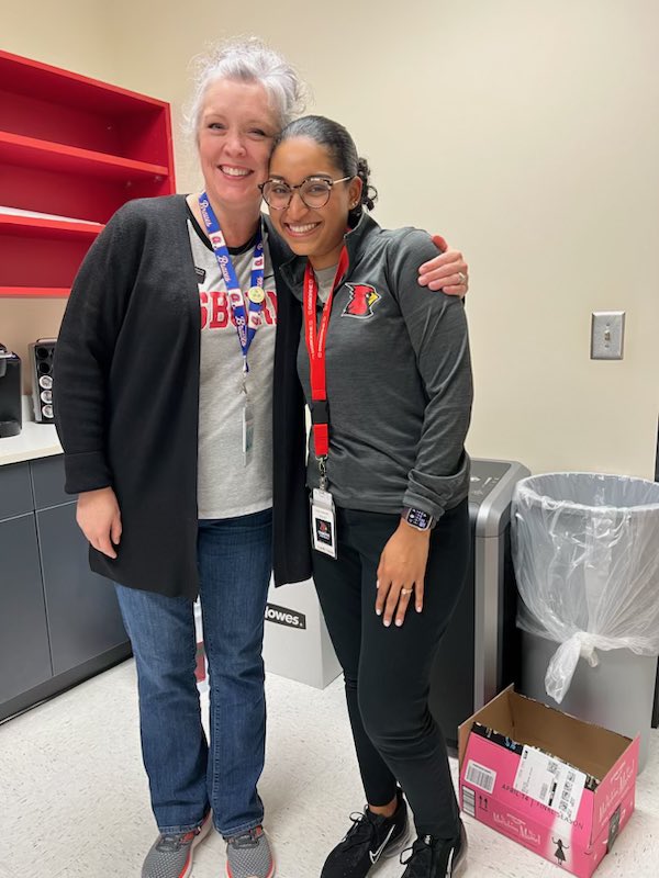 OHSCounselingCC's tweet photo. It was “Gabby Day” today. Lots of tears and hugs as we said goodbye to our outstanding intern. Super excited to see what the next chapter holds for her. OHS will not be the same without you here! @gsmithsco @CCSDCounseling https://t.co/JNDUZdNiT4