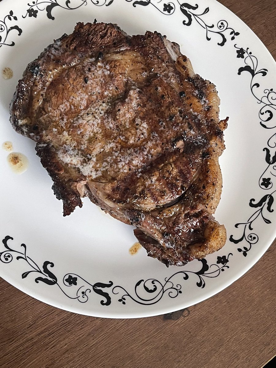 SteveB on Twitter "OMAD 48 hour brine sliced up boneless ribeye roast