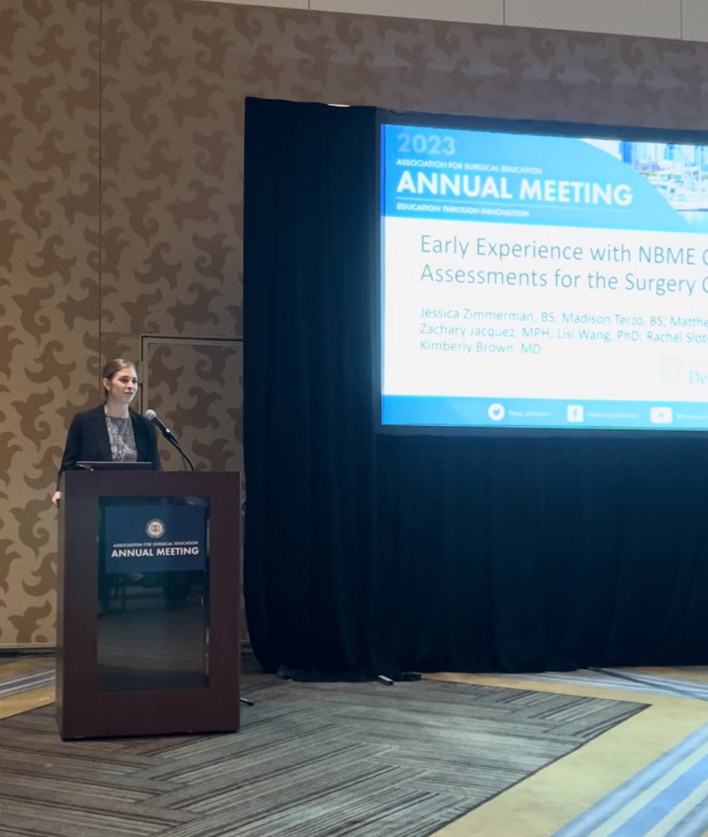 Kimberly Brown (@dockimb) on Twitter photo So proud of our <a href="/DellMedSchool/">Dell Medical School</a> rising star Jesse Zimmerman, sharing our work in creating a clerkship exam that aligns with the clerkship curriculum! #SEW2023 So proud of our <a href="/DellMedSchool/">Dell Medical School</a> rising star Jesse Zimmerman, sharing our work in creating a clerkship exam that aligns with the clerkship curriculum! #SEW2023