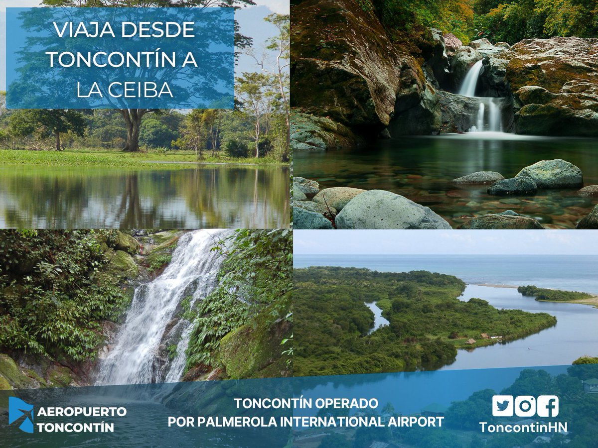 ToncontinHN's tweet photo. 🌴☀️ Aprovecha los vuelos que salen hasta La Ceiba desde Toncontín.

Palmerola International Airport como concesionario gestiona las mejores opciones de vuelos nacionales para que disfrutes de los encantos de nuestro país en estas vacaciones.

#Honduras #PalmerolaIA #Toncontin https://t.co/ynOVwR4yTB