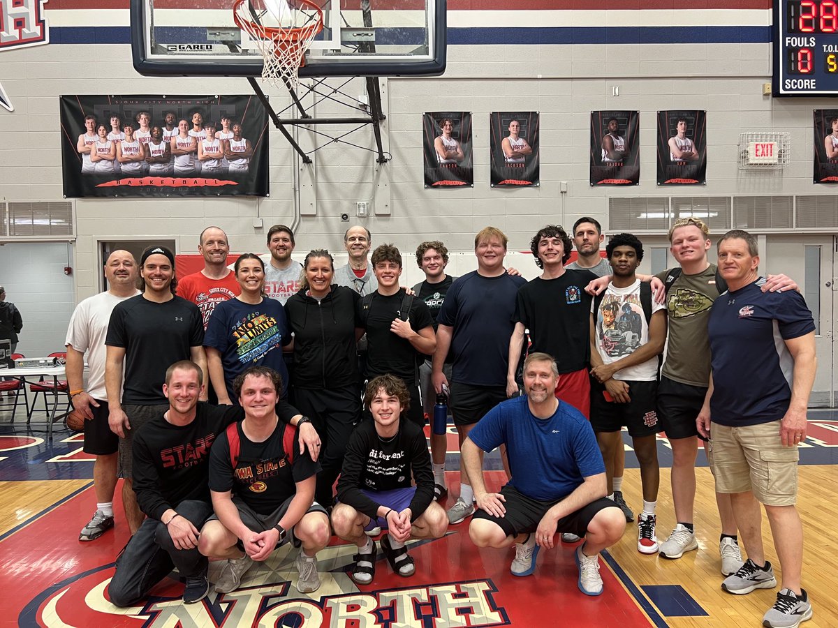 The North High staff continues their dominance in the student/staff game with a 28-22 win! The staff is now 49-0 in the annual game!