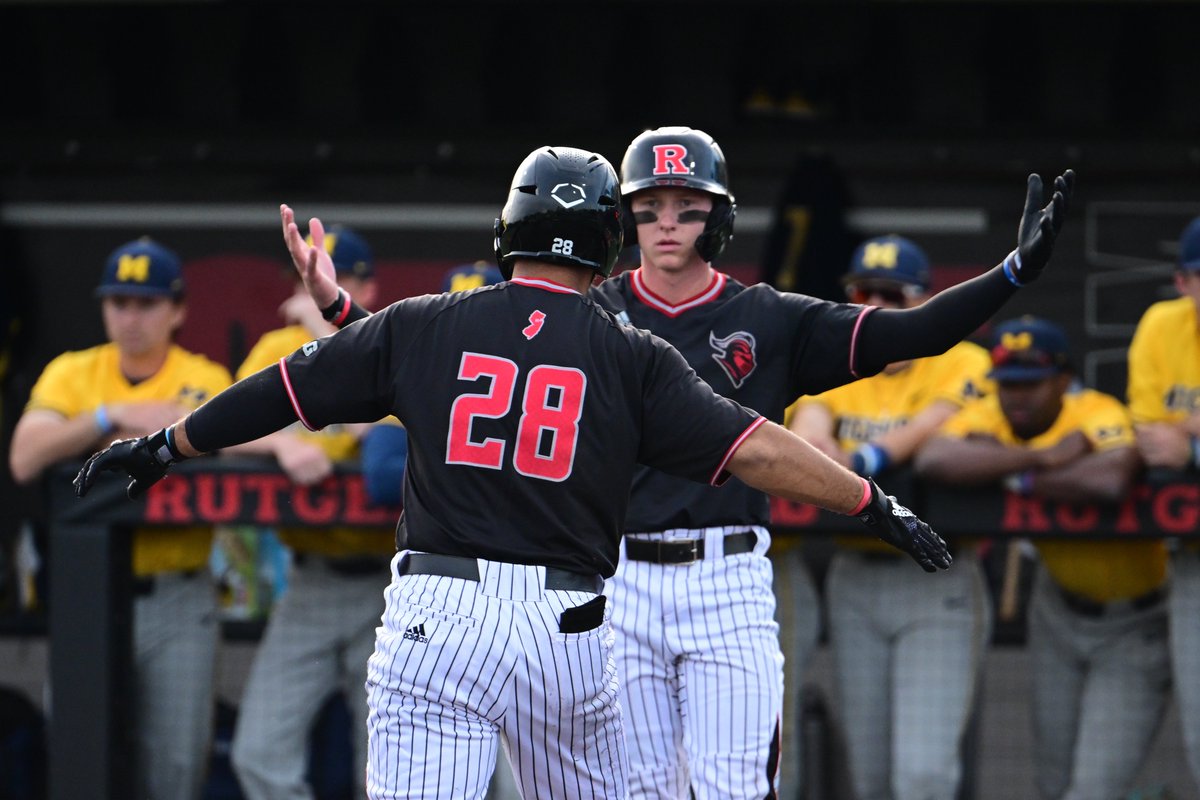 RutgersBaseball's tweet photo. Are we having fun yet? 

We lead Michigan 7-0 after two innings!

#TCD https://t.co/NrsYnjTvoC