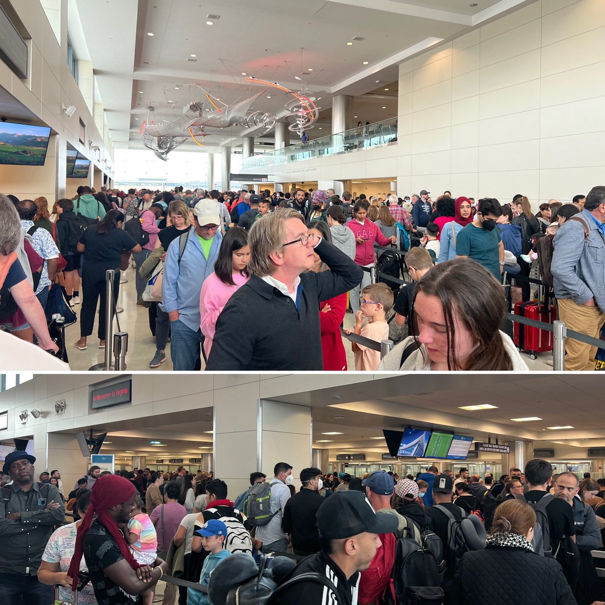 AlexAshWalms's tweet photo. If #Dante were alive today, there’s no doubt that the sweltering  #passport line at @Dulles_Airport would qualify as a #circleofhell. What a horrific welcome to the Nation’s capital…🇺🇸🌸 https://t.co/3qRafs4e3E