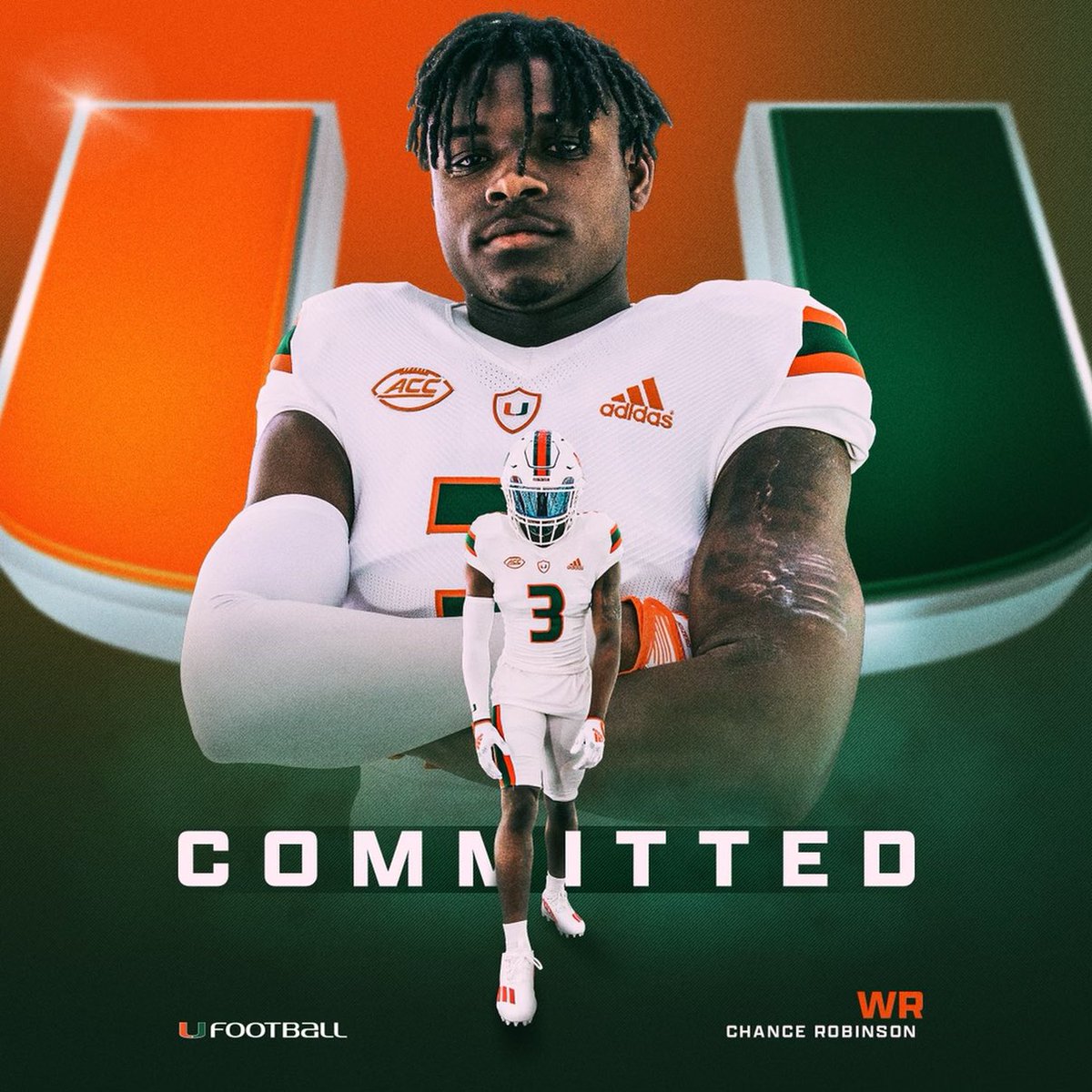 ChanceJRobinso1's tweet photo. When U see the big picture- and U can be the star of the movie! U give them a blockbuster!! Miami let’s make an Oscar!! Staying HOME 🙌🏾🙌🏾
@coach_cristobal
@canesfootball
@thekevinbeard
@coachdawson_um
@dtrain2901
@coachfield https://t.co/WDcaW1Ja7p
