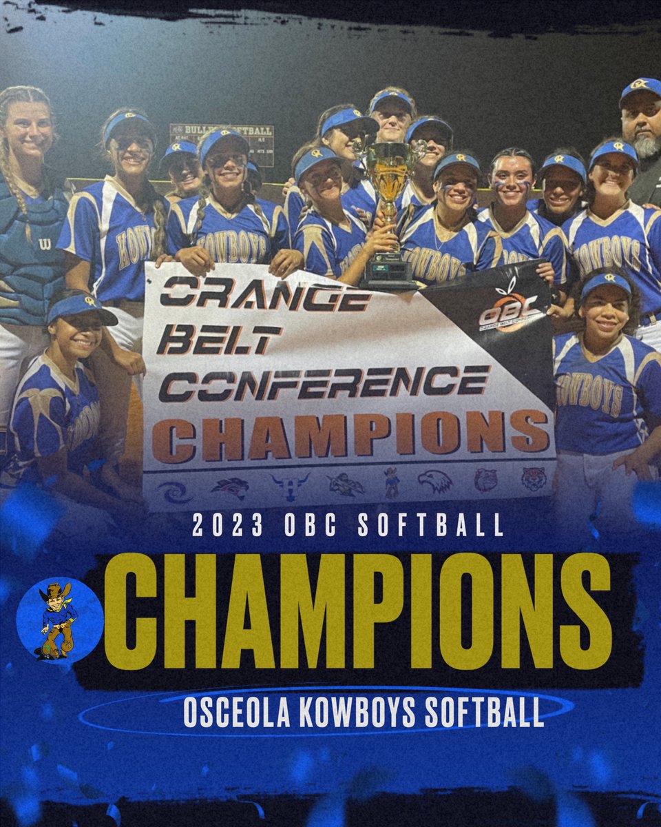 KowboyAthletics's tweet photo. Congrats @KowboyAthletics softball on their 8-3 “DUB” over the Dawgs tonight in the @sdocathletics championship game! Proud of you ladies! #KowboyUp! #ShouldaBeenAKowboy @osvarsity @osceolasports @positiveosceola https://t.co/Qw4ntPJvY0