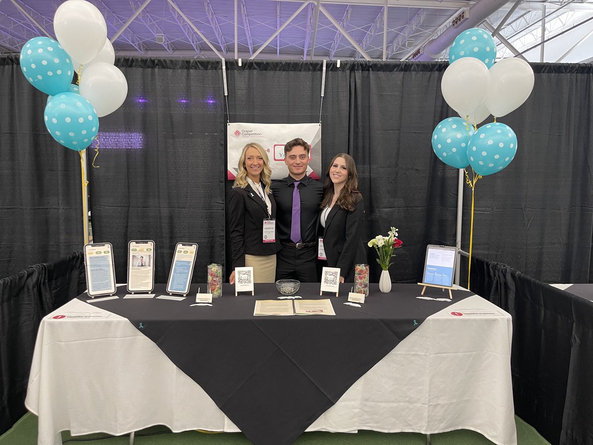MrsJ_Ferrara's tweet photo. Proud of this young entrepreneurial team who gave a tremendous effort today during the #DraperCompetition. Promoting a necessary platform #YourSide which supports victims to report campus assault. ⁦@usafa_2023⁩ https://t.co/xZ8sFsVJ7J