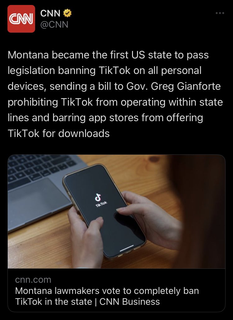 Lauren McKenzie On Twitter Montana Being The First To Ban TikTok 