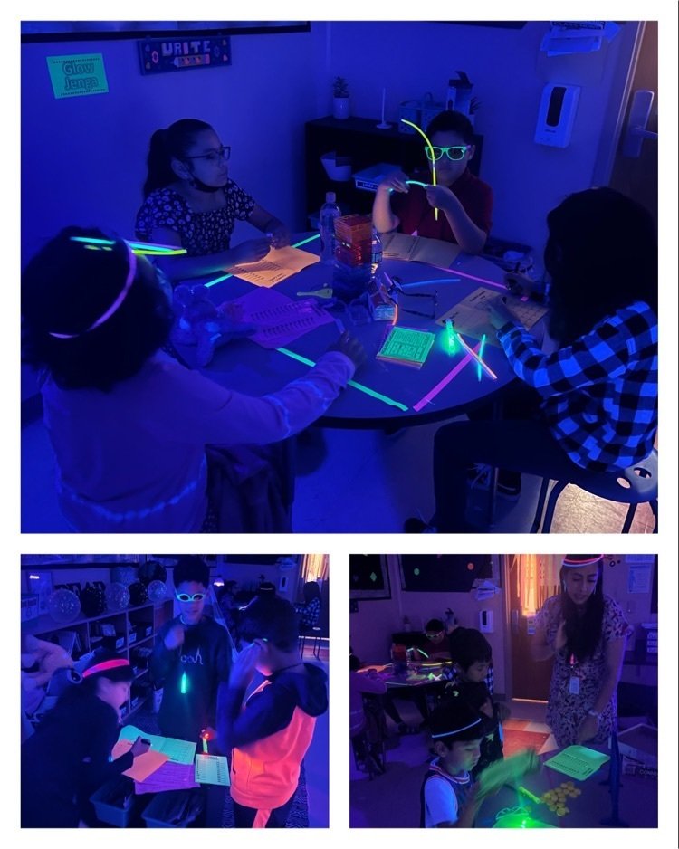 Ms. Cordaro’s class prepared for their RLA STAAR assessment with a Glow Day review! Students practiced skills in poetry, figurative language, and other reading strategies all while glowing in the dark! #WeAreSWByChoice   #IgniteYourSuccess #RootEDMCE #GoPublic