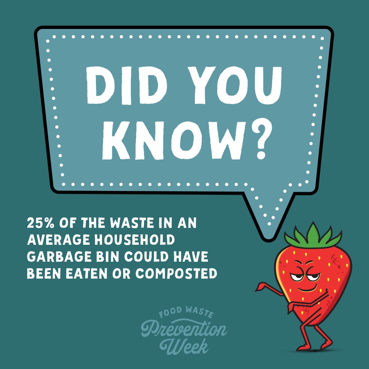 PortcoPackaging's tweet photo. Did you know that 25% of the waste in your trash can is
either edible food or things that could have been
composted?

Check out the NRDC's Composting 101 page at  https://t.co/v0ezUeP0a6! https://t.co/szHAewiS2f