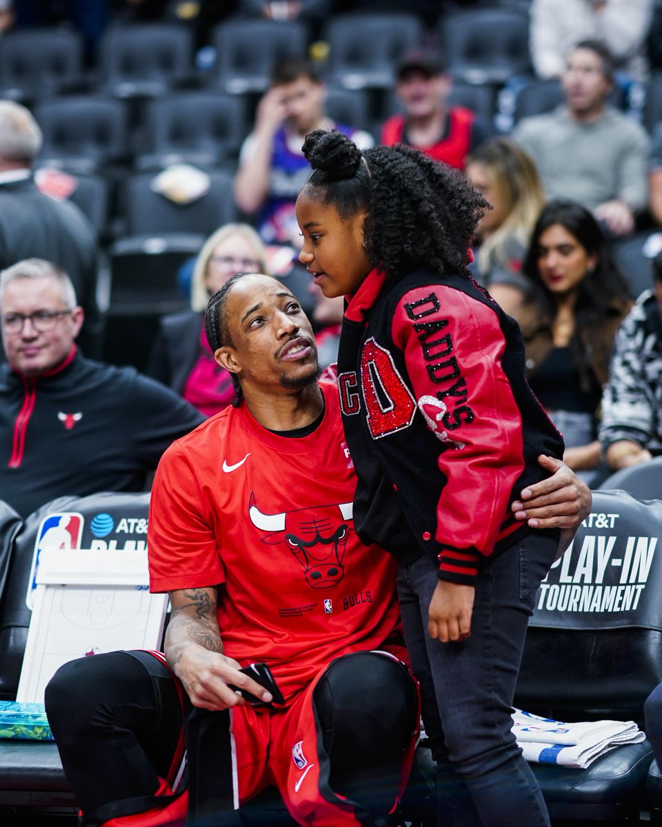 DeMar DeRozan's nine-year-old daughter, Diar, was escorted out of the Raptors' arena by Bulls' security on Wednesday after the team was notified by the NBA that she received severe online threats, per <a href="/ChrisBHaynes/">Chris Haynes</a>