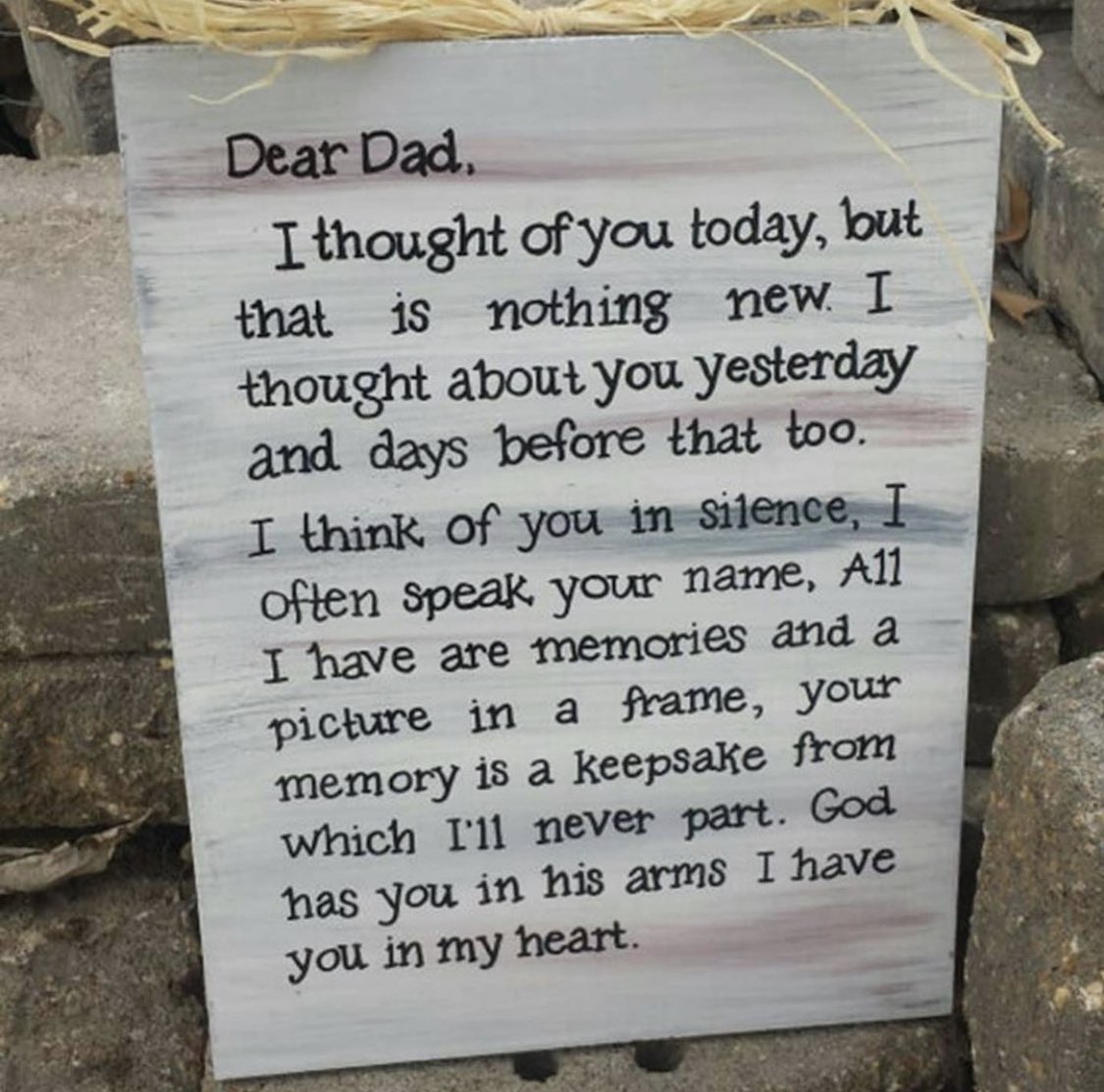You left us 10 months ago today Daddy. Not a day goes by that I don’t think of you and speak your name. Thank you for watching over us as you always did. 😔 Miss you Daddy!❤️