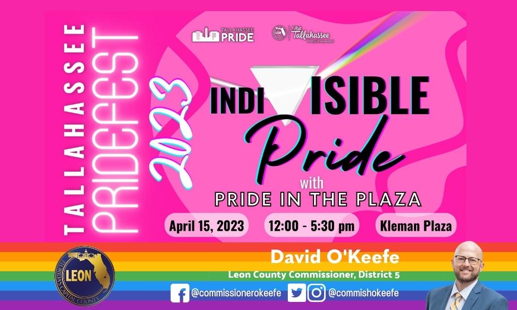 commishokeefe's tweet photo. Hope to see you tomorrow at Tallahassee PrideFest 2023 🏳️‍🌈 at Kleman Plaza!
@TallyPride 
#LoveIsLove #Pride https://t.co/AviWkmzJxd