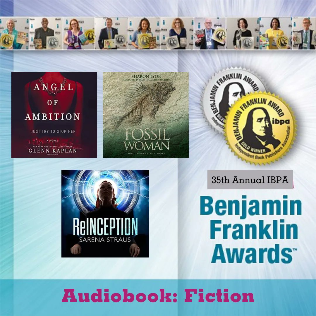 🎉 Congratulations to the 2023 finalists for the #IBPABens in the Audiobook: Fiction category! 🎉  @WRDStories @WoodhallPress @SarenaStraus