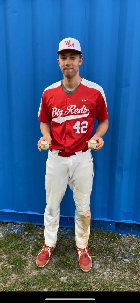 Var Baseball ⚾️ 🔴 ⚪️  defeated Reynolds HS 14-0 in 6 inn

The Big Reds were led at the plate by Richie Preston who went 2-3 with a grand slam and a 2-run HR.

SP Evan Gilson (W), Julian Trott, &amp; Devin Gruver combined for 9Ks in the 4-hit shutout.

Big Reds move to (5-2, 4-2) 🔥