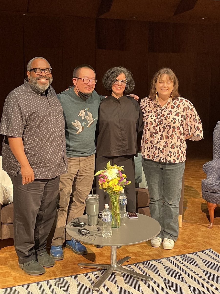 Another fabulous @WLikeus event today at @normandale_cc! The Literary Careers symposium was moderated by @MKDorDiggsy and featured Bao Phi, Halee Kirkwood, and Carmen Gimenez. Thanks to all the folx who made it happen!