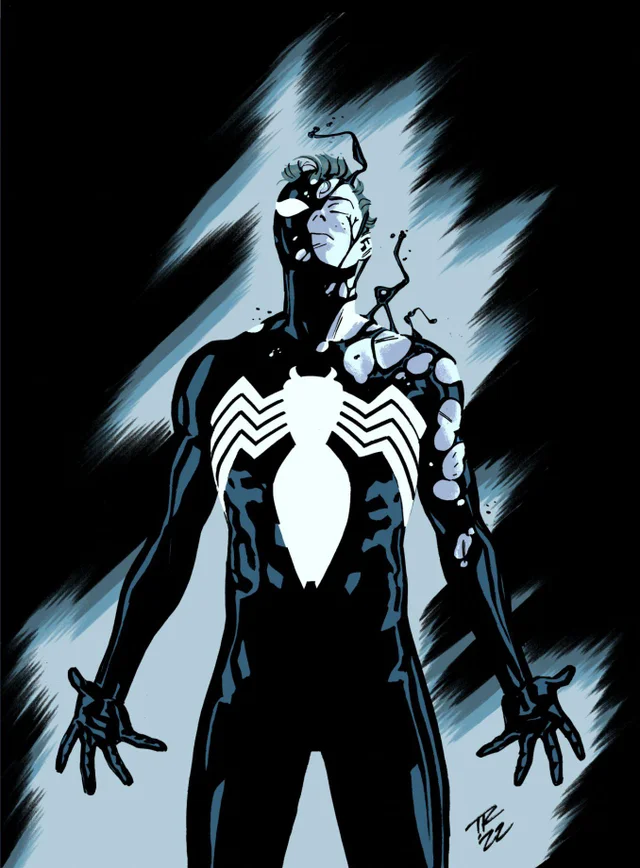 RT @spideymemoir: Symbiote Spider-Man by Tom Reilly! https://t.co/aWCyuoyf1f