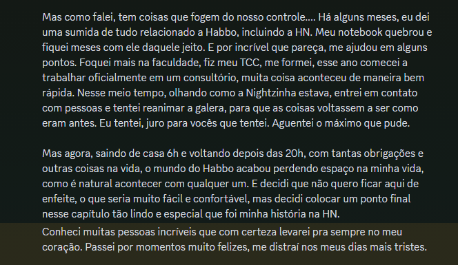 ErickFHB's tweet photo. te amarei pra sempre, @habbonight. 💜

obrigado tb a todos que fizeram parte da minha vida dentro e fora do joguinho. parei oficialmente, mas tô sempre por aí, qualquer coisa só chamar. foi tudo incrível. 🥰🥺 https://t.co/w4wkHFi11H