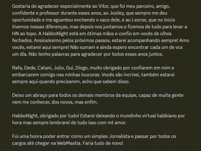 ErickFHB's tweet photo. te amarei pra sempre, @habbonight. 💜

obrigado tb a todos que fizeram parte da minha vida dentro e fora do joguinho. parei oficialmente, mas tô sempre por aí, qualquer coisa só chamar. foi tudo incrível. 🥰🥺 https://t.co/w4wkHFi11H