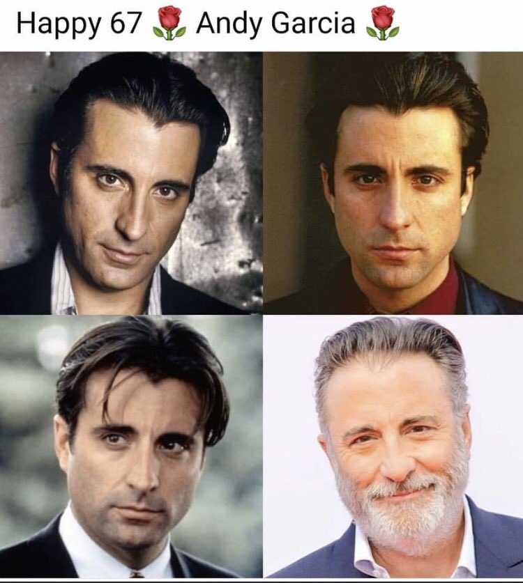 67? Geeeezzzz Some men age very well! Happy Birthday Andy Garcia.  