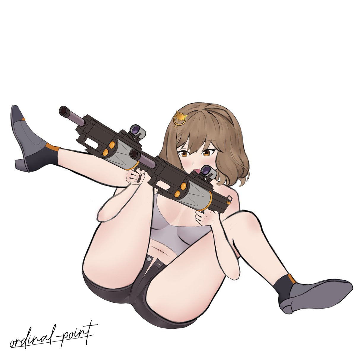 ordinal_point's tweet photo. Anis from Nikke doing her iconic gun pose

#nikke #anis #nikkefanart #digitalart #fanart https://t.co/IF6NEb0KZ1