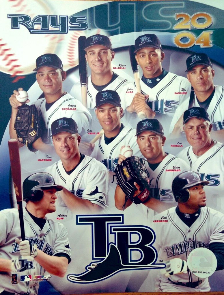 LegendaryRays's tweet photo. The 2004 Tampa Bay Devil Rays:

They won 12-straight games from June 8-22 that summer. 

This years’ Tampa Bay Rays* broke the franchise record yesterday, winning 13 straight games. 

They can also break the all-time Major League record for most consecutive wins to begin a season https://t.co/g0D09mvcOT