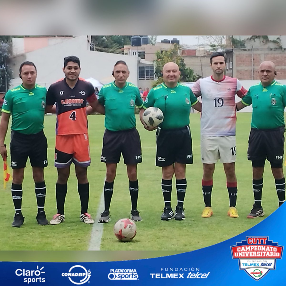 CUTelmex's tweet photo. En un juego bastante intenso de #4tosDeFinal del #CUTT de la @CONADEIPmx, los leones @AnahuacXalapa derrotan en penales 6-5 tras un empate a 1 gol en el tiempo reglamentario ⚽️🔥👏

¡Ya están en el #FinalFour! 🤩

#SomosCUTT https://t.co/PpjX3YQJIB