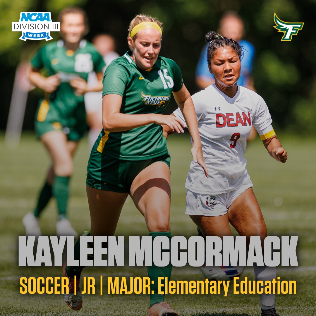 FSU_Falcons's tweet photo. D3 Week - Kayleen McCormack, Soccer. #WhyD3 #WhyFSU #NCAAD3Week @FSUFalconsWS https://t.co/i86i5XmkgW